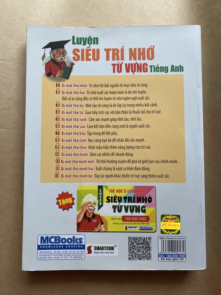 Luyện Siêu Trí Nhớ Từ Vựng Tiếng Anh