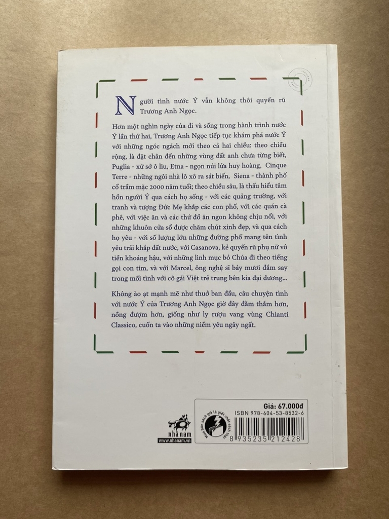 Nghìn Ngày Nước Ý, Nghìn Ngày Yêu