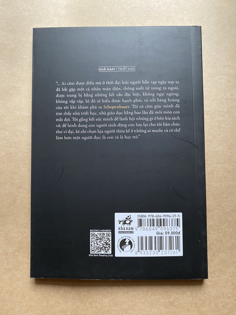 Schopenhauer - Nhà Giáo Dục