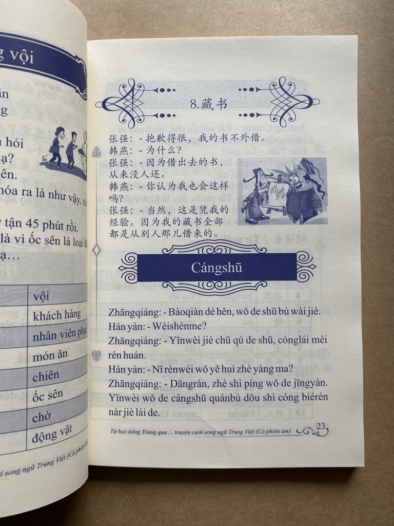 Tự Học Tiếng Trung Qua Truyện Cười Song Ngữ Trung - Việt (Có Phiên Âm)