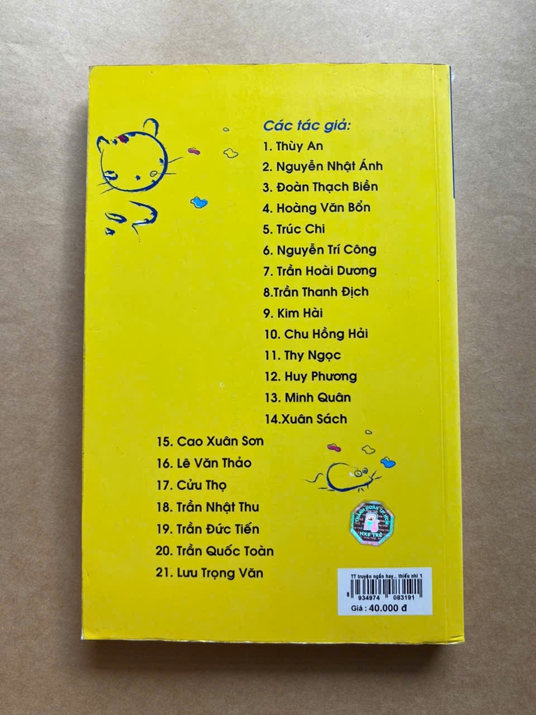Tuyển Tập Truyện Ngắn Hay Việt Nam Dành Cho Thiếu Nhi (Tập 1)