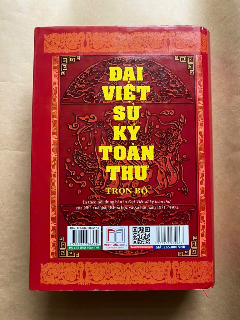 Đại Việt Sử Ký Toàn Thư Trọn Bộ