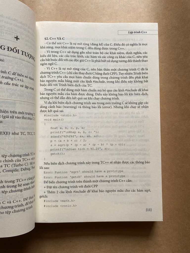 Giáo Trình C++ Và Lập Trình Hướng Đối Tượng