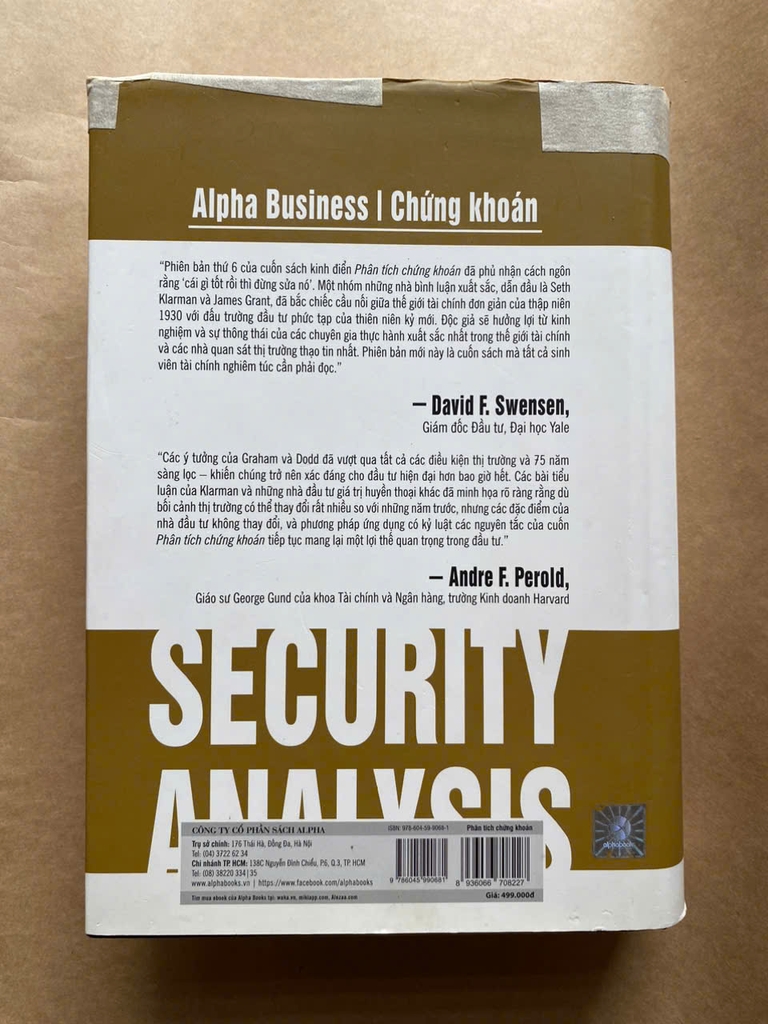 Phân Tích Chứng Khoán (Security Analysis)