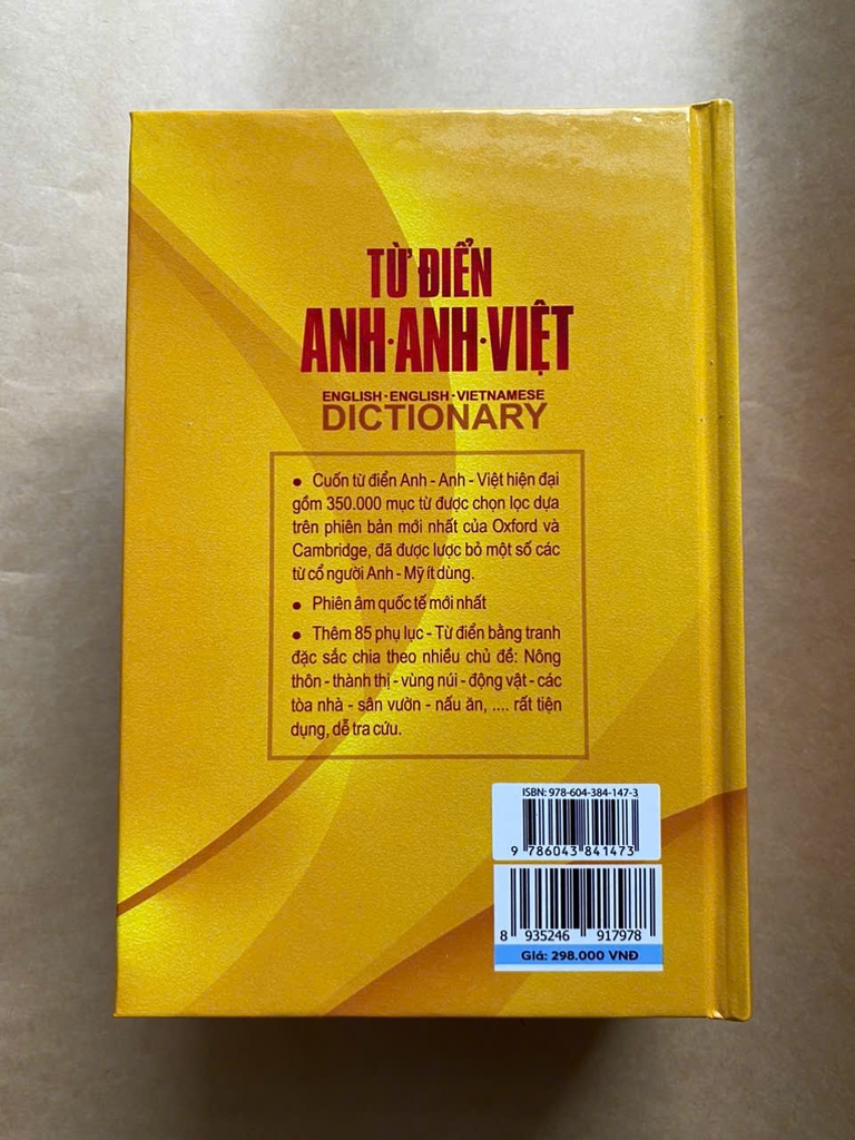 Từ Điển Oxford Anh - Anh - Việt (Bìa Vàng)