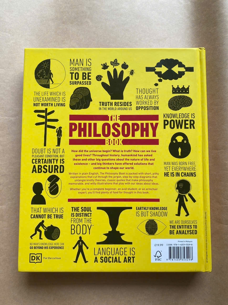 The Philosophy Book : Big Ideas Simply Explained ( sách tiếng Anh )