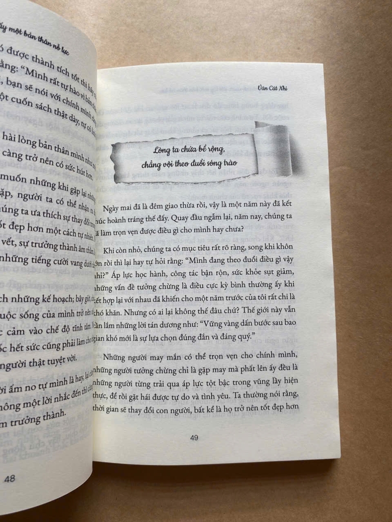 Xé Vài Trang Thanh Xuân, Đổi Lấy Một Bản Thân Nỗ Lực