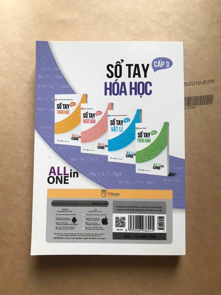 Sổ Tay Hóa Học Cấp 3 - All In One