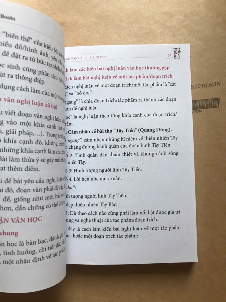 Sổ Tay Ngữ Văn Cấp 3 - All In One