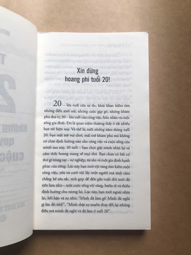 Tuổi 20 - Những Năm Tháng Quyết Định Cuộc Đời Bạn