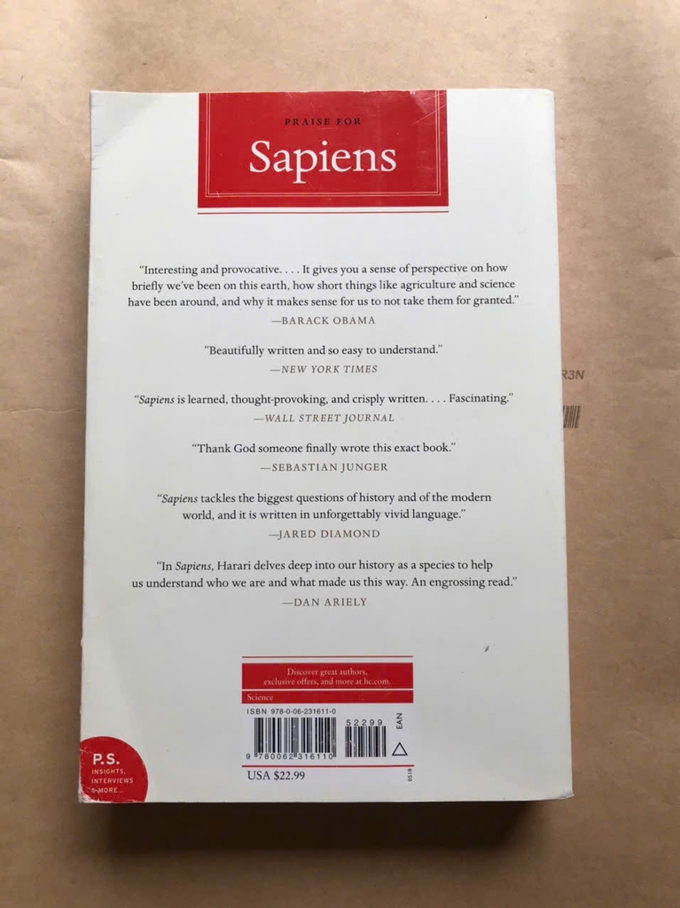 Sapiens : A Brief History of Humankind ( tiếng Anh )