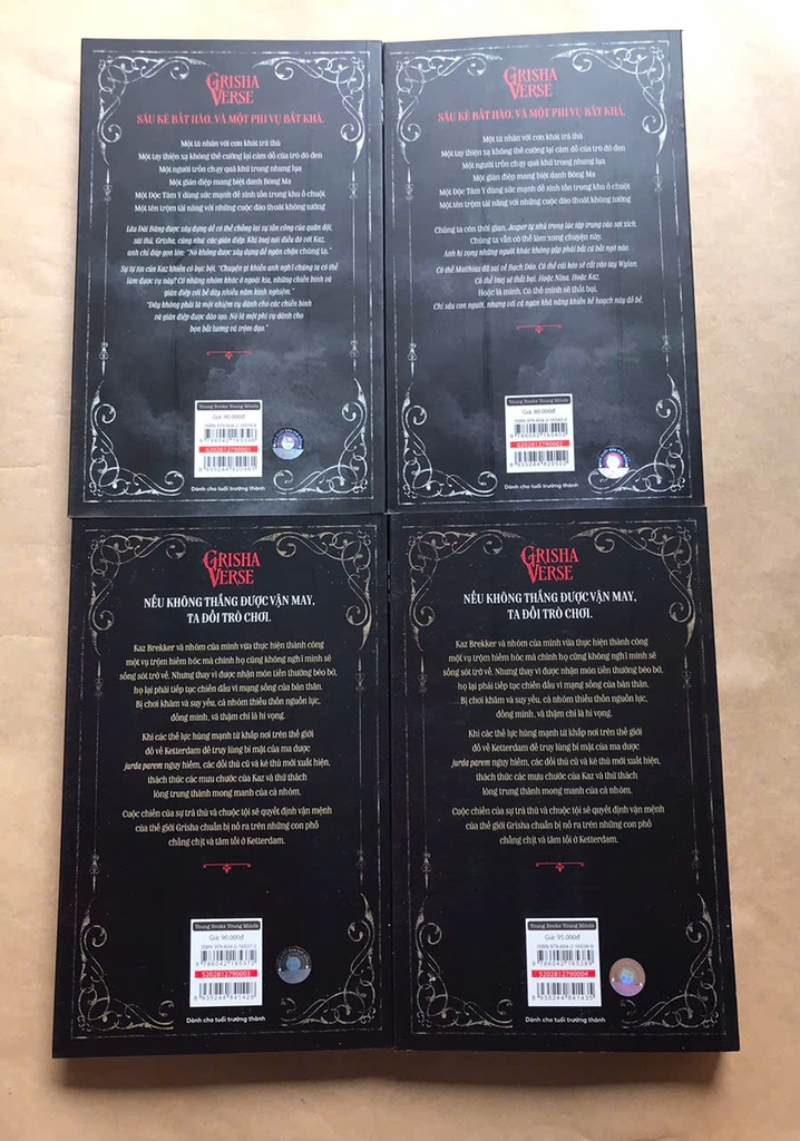 Boxset Móng Vuốt Quạ Đen (Trọn Bộ 4 Tập)