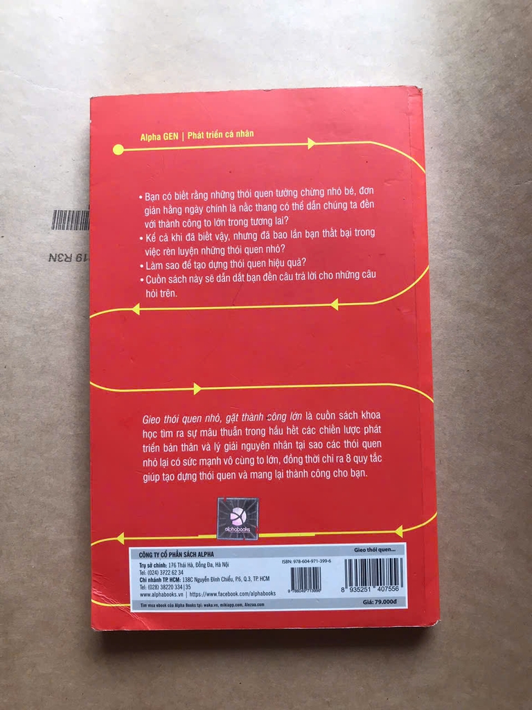 Gieo thói quen nhỏ, gặt thành công lớn