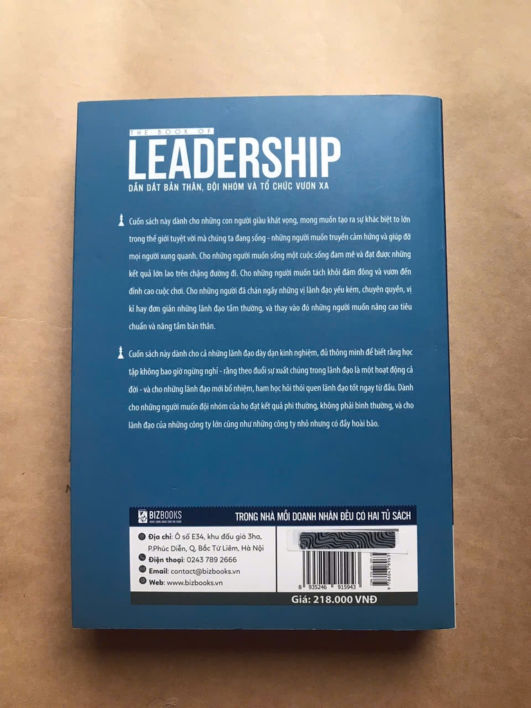The Book Of Leadership - Dẫn Dắt Bản Thân, Đội Nhóm Và Tổ Chức Vươn Xa