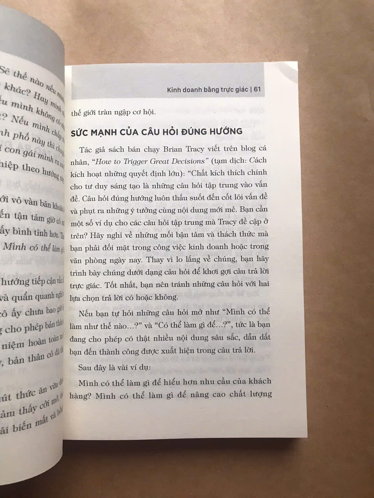 Kinh Doanh Bằng Trực Giác - Bí Quyết Vận Dụng Sức Mạnh Của Trực Giác Để Thành Công Tột Bậc