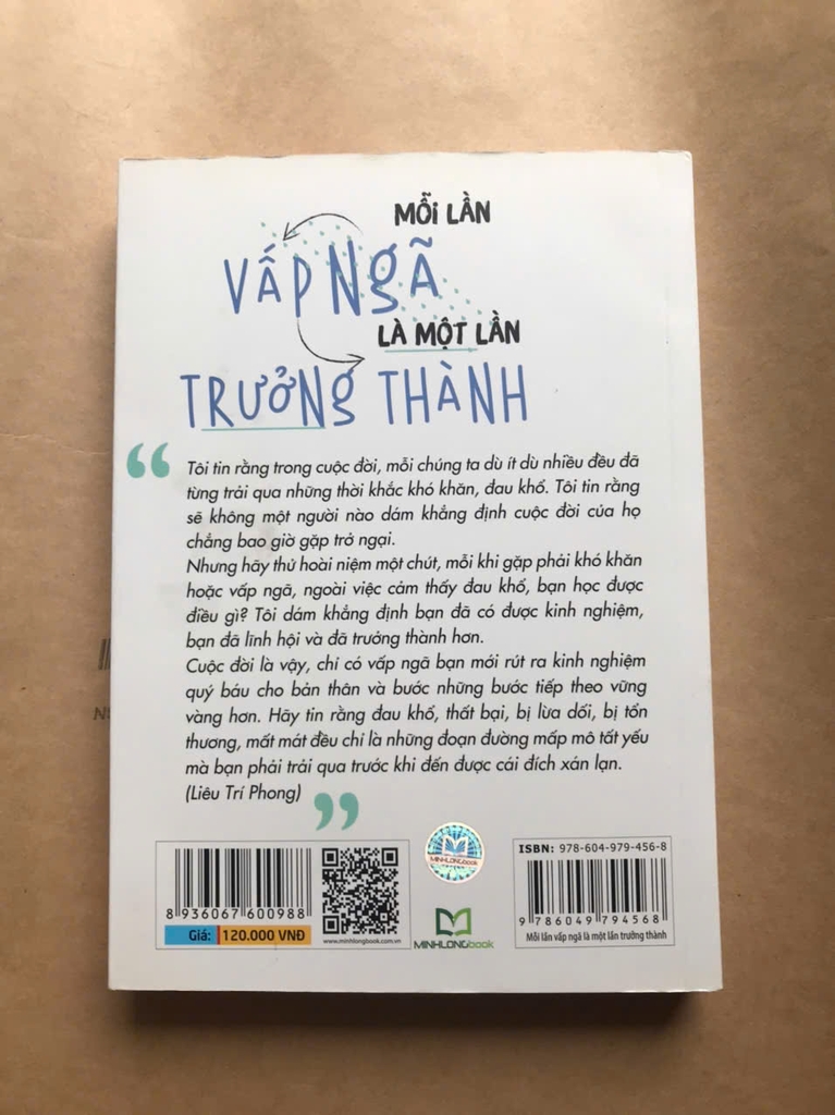 Mỗi Lần Vấp Ngã Là Một Lần Trưởng Thành