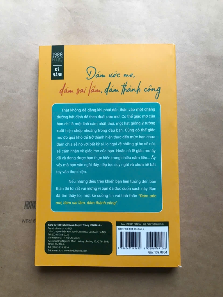 Dám Ước Mơ, Dám Sai Lầm, Dám Thành Công