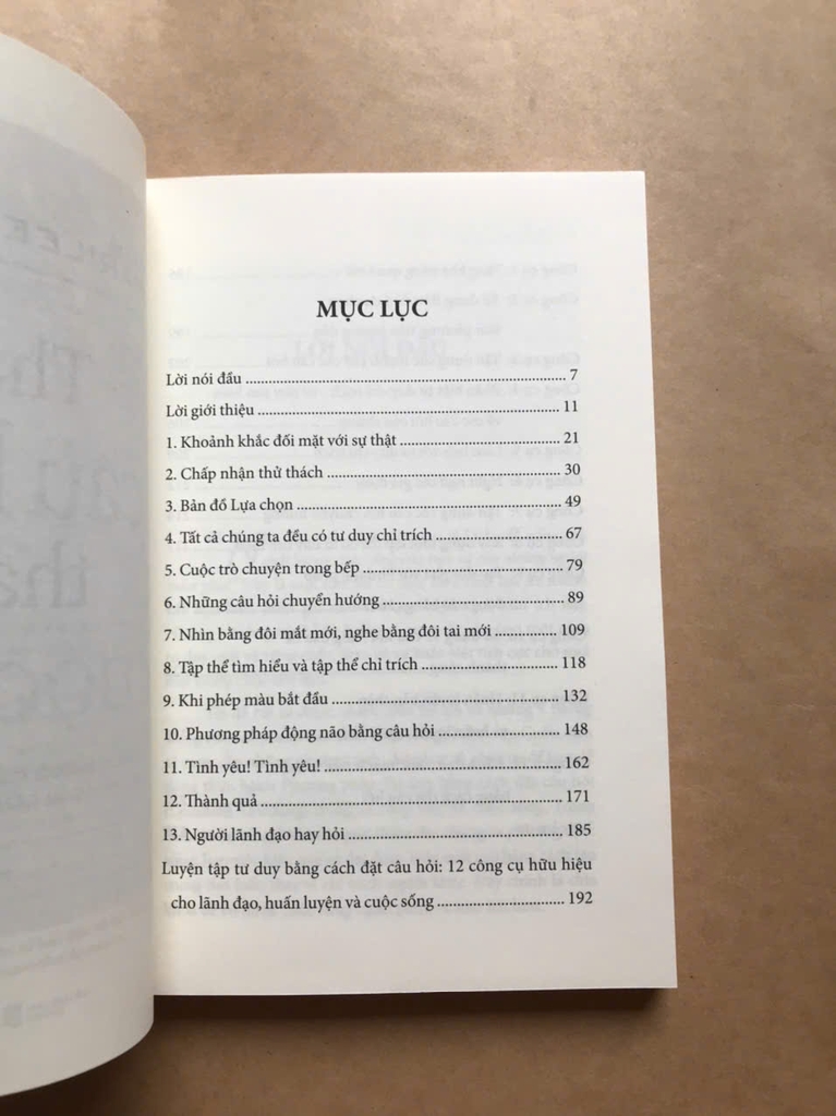 Thay Đổi Câu Hỏi Thay Đổi Cuộc Đời