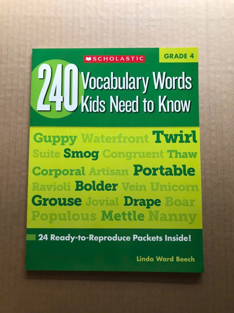 240 Vocabulary Words Kids Need To Know – Trọn bộ 6 cuốn