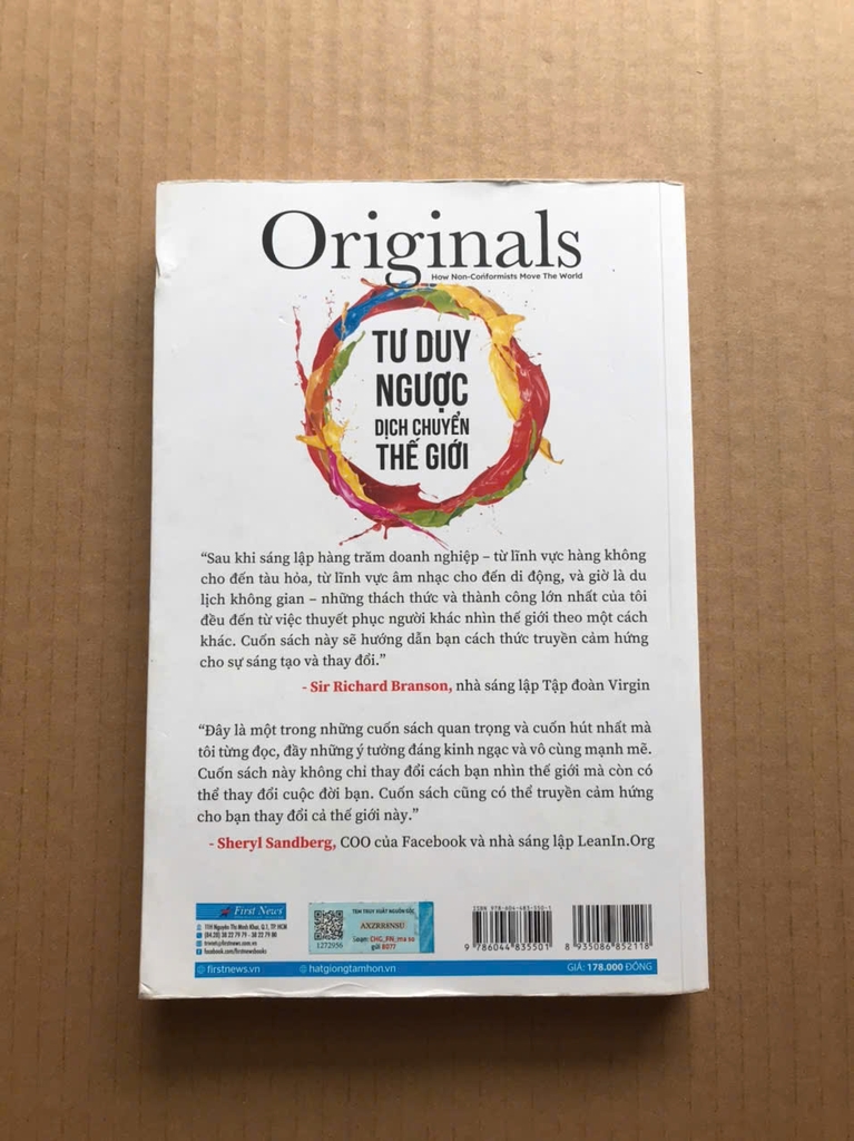 Tư Duy Ngược Dịch Chuyển Thế Giới - Originals: How Non-Conformists Move The World