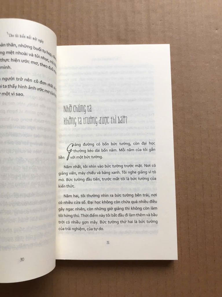 Cho Tôi Biến Mất Một Ngày