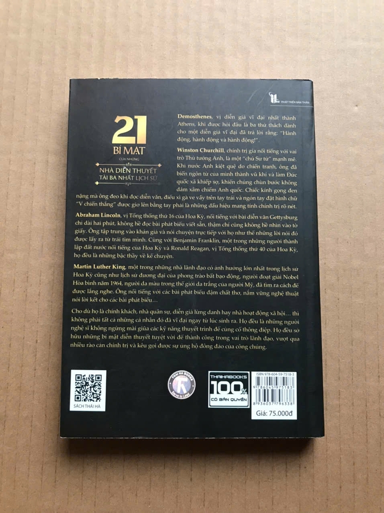 21 Bí Mật Của Những Nhà Diễn Thuyết Tài Ba Nhất Lịch Sử