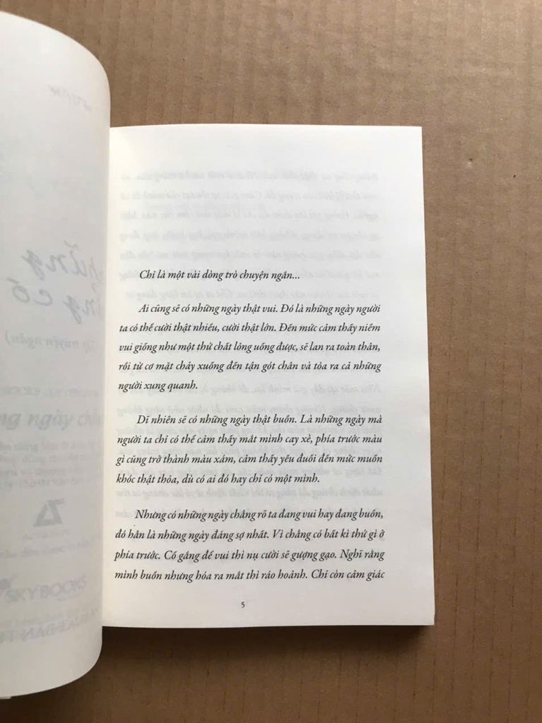 Cho Những Ngày Chẳng Có Gì