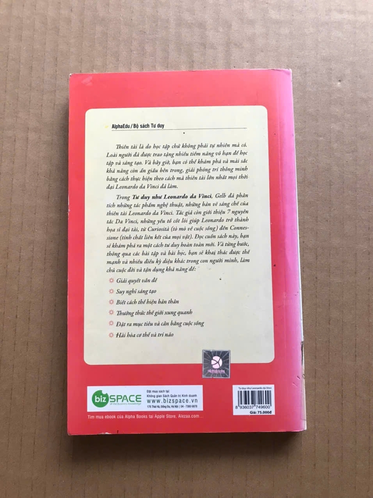 Tư Duy như LEONARDO da VINCI - Bảy Nguyên Tắc Trở Thành Thiên Tài
