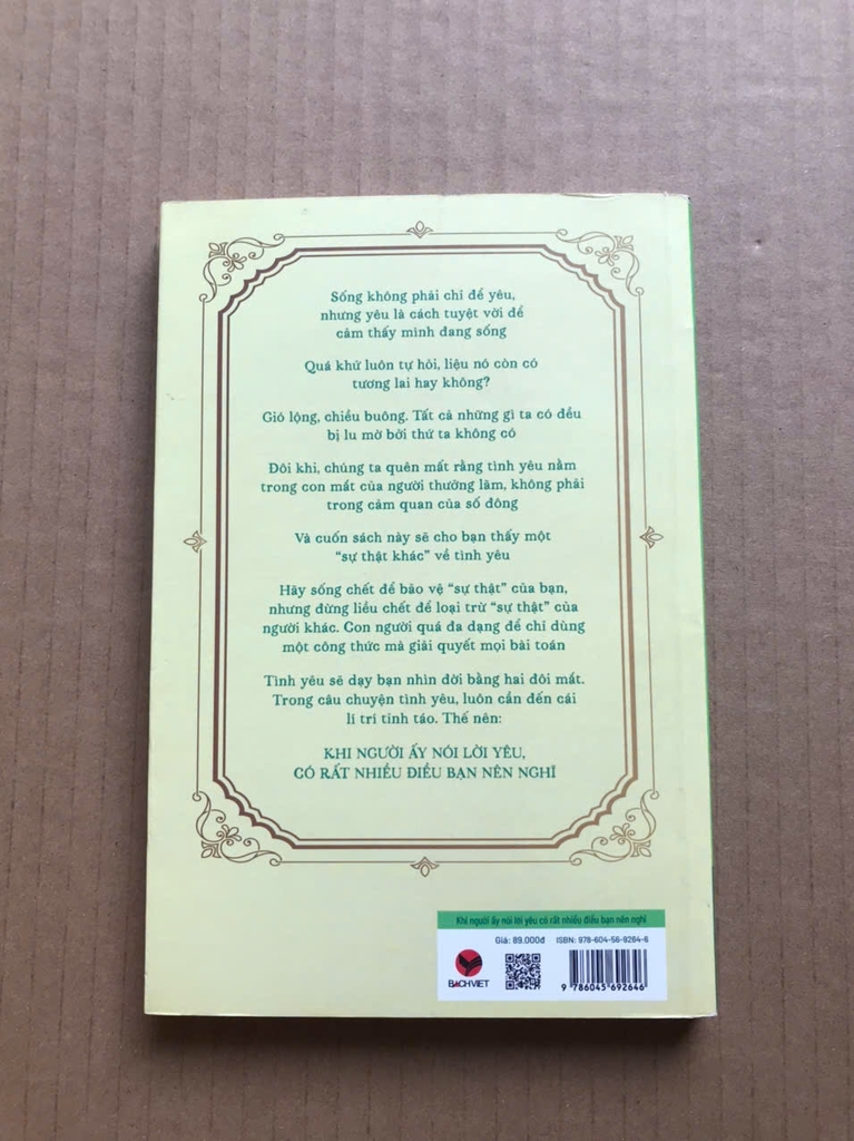 Khi Người Ấy Nói Lời Yêu, Có Rất Nhiều Điều Bạn Nên Nghĩ