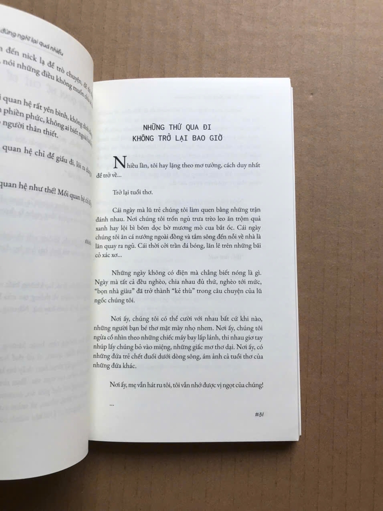 Những Gì Đã Qua Đừng Nghĩ Lại Quá Nhiều