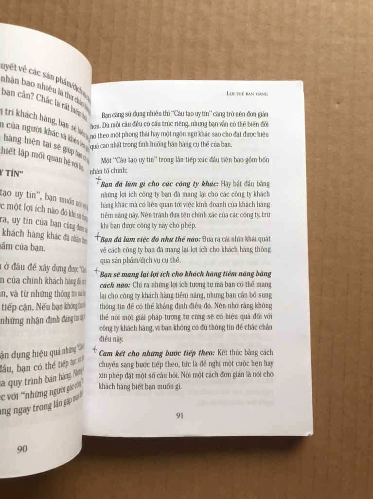 Lợi Thế Bán Hàng