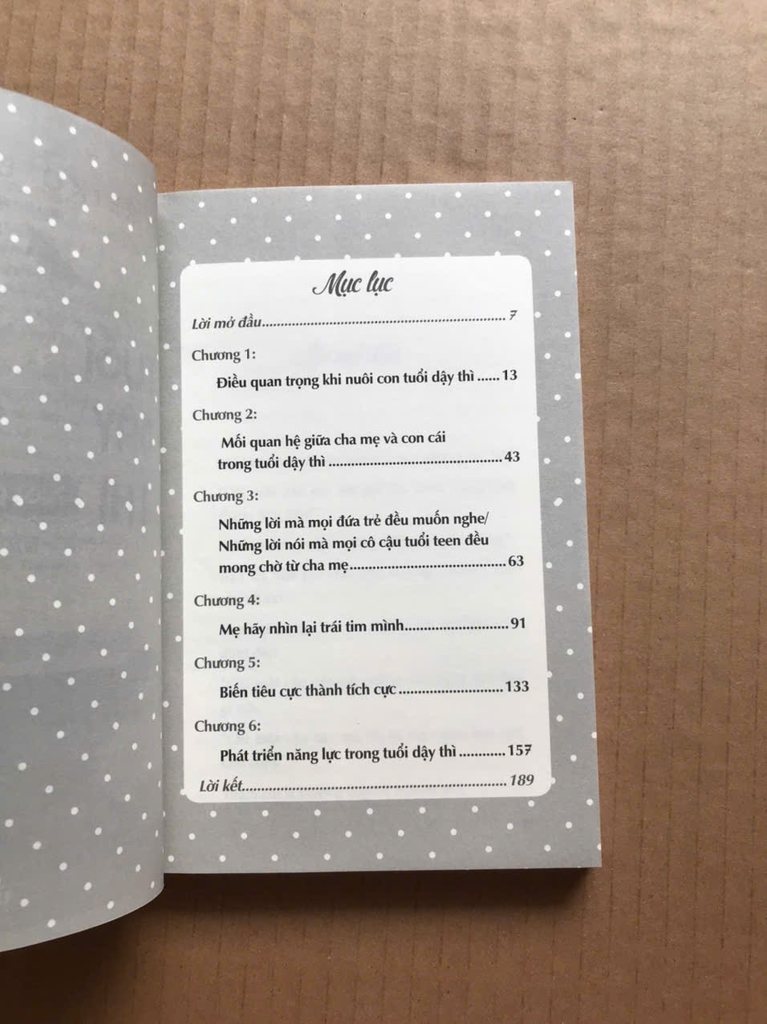 Tuổi Dậy Thì Nói Gì Với Con