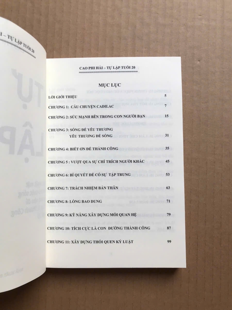 Tự Lập Tuổi 20