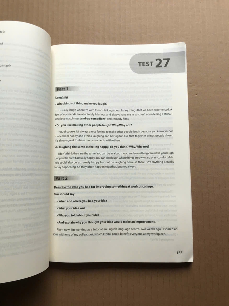 60 Bài Mẫu Ielts Và Bộ Từ Vựng Theo Từng Chủ Điểm - Speaking Band 8.0