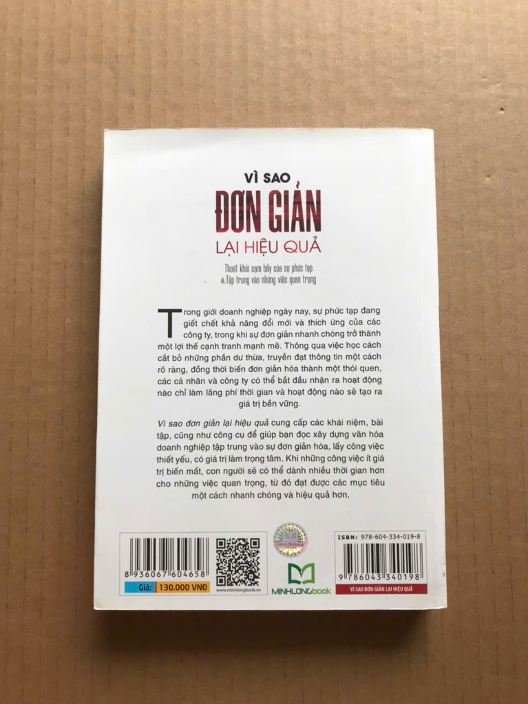 Vì Sao Đơn Giản Lại Hiệu Quả
