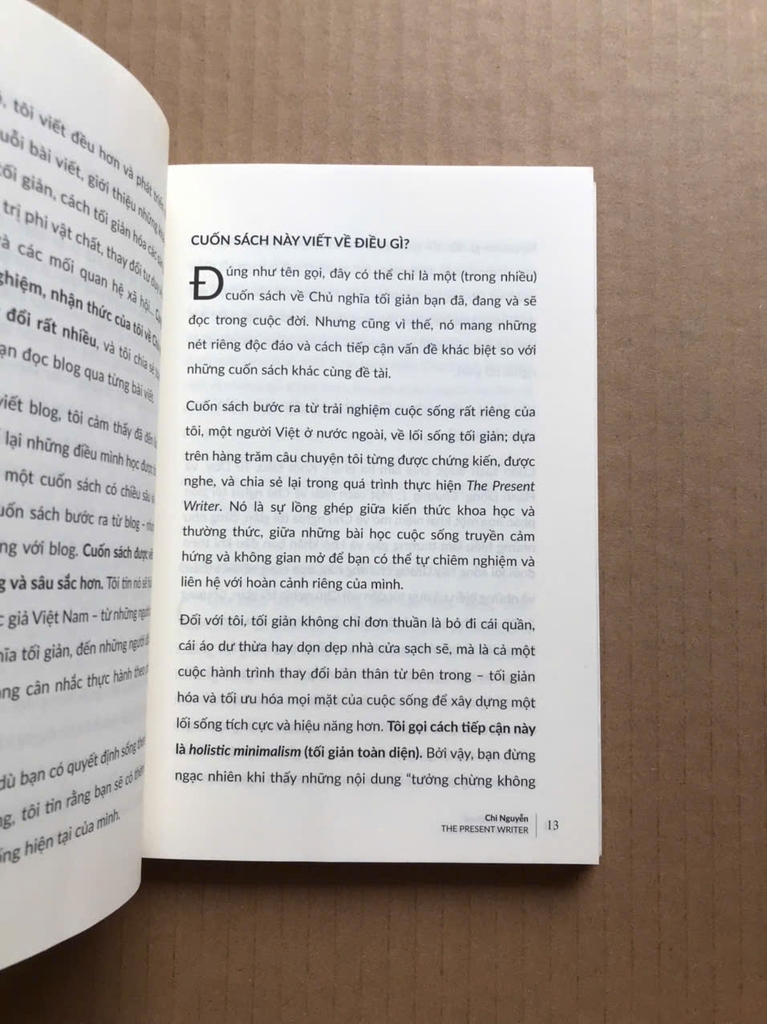 Một Cuốn Sách Về Chủ Nghĩa Tối Giản