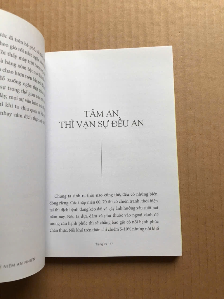 Một Ý Niệm An Nhiên