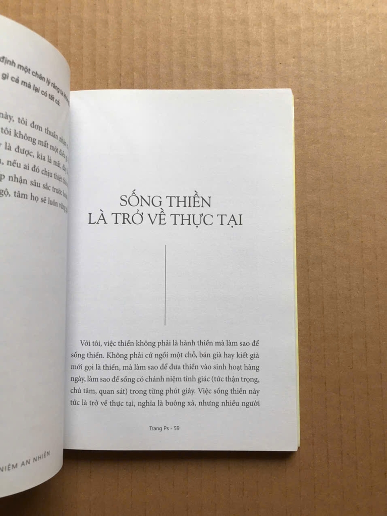 Một Ý Niệm An Nhiên