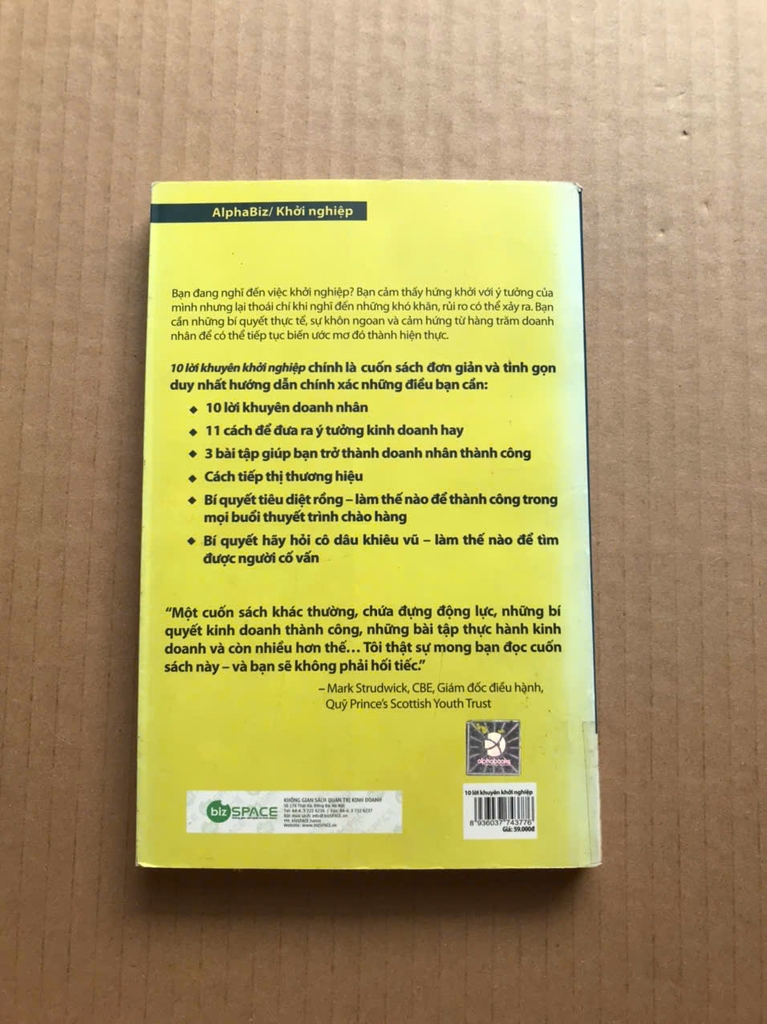 10 Lời Khuyên Khởi Nghiệp