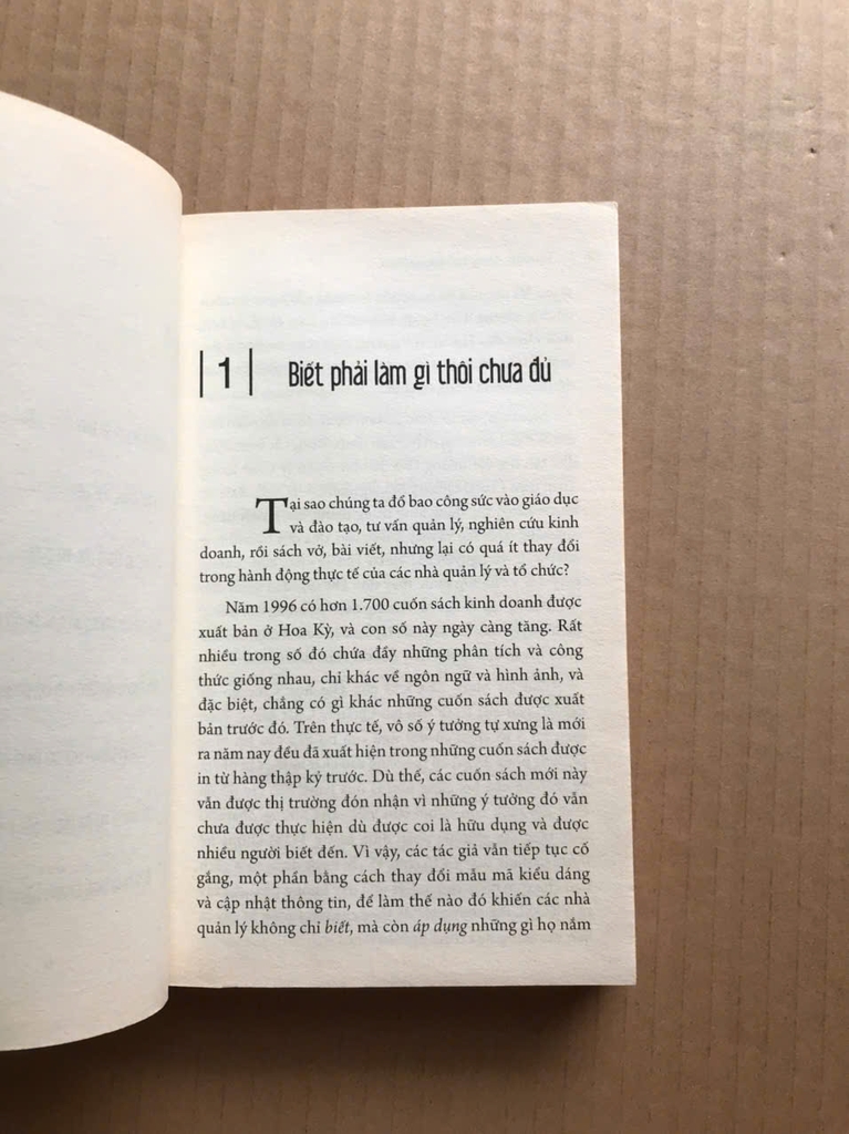 Khoảng Cách Từ Nói Đến Làm