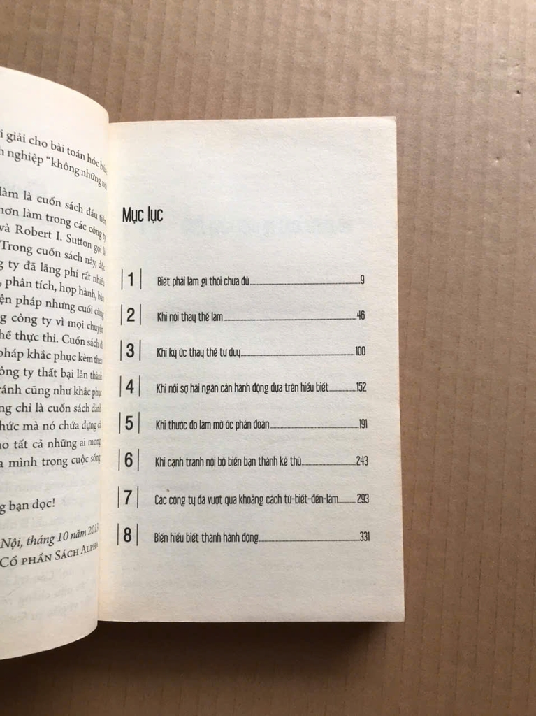 Khoảng Cách Từ Nói Đến Làm