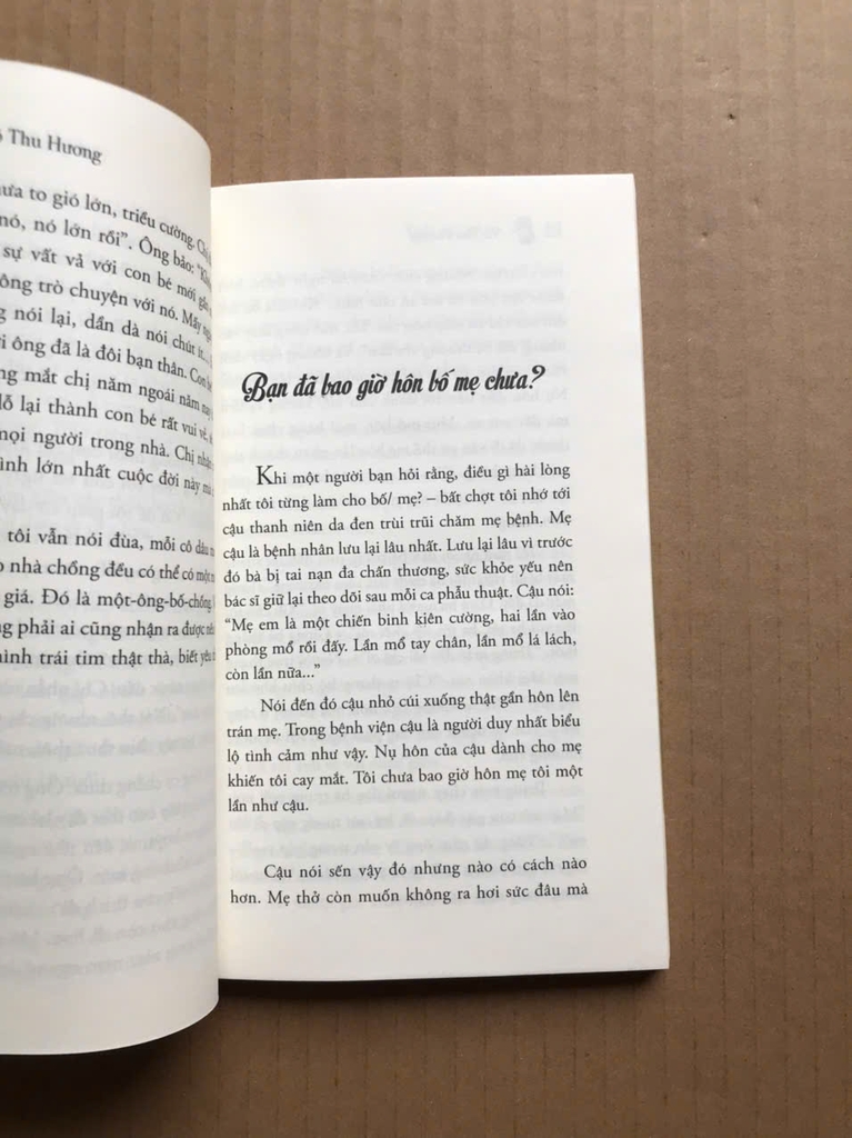 Bạn Đã Bao Giờ Hôn Bố Mẹ Chưa