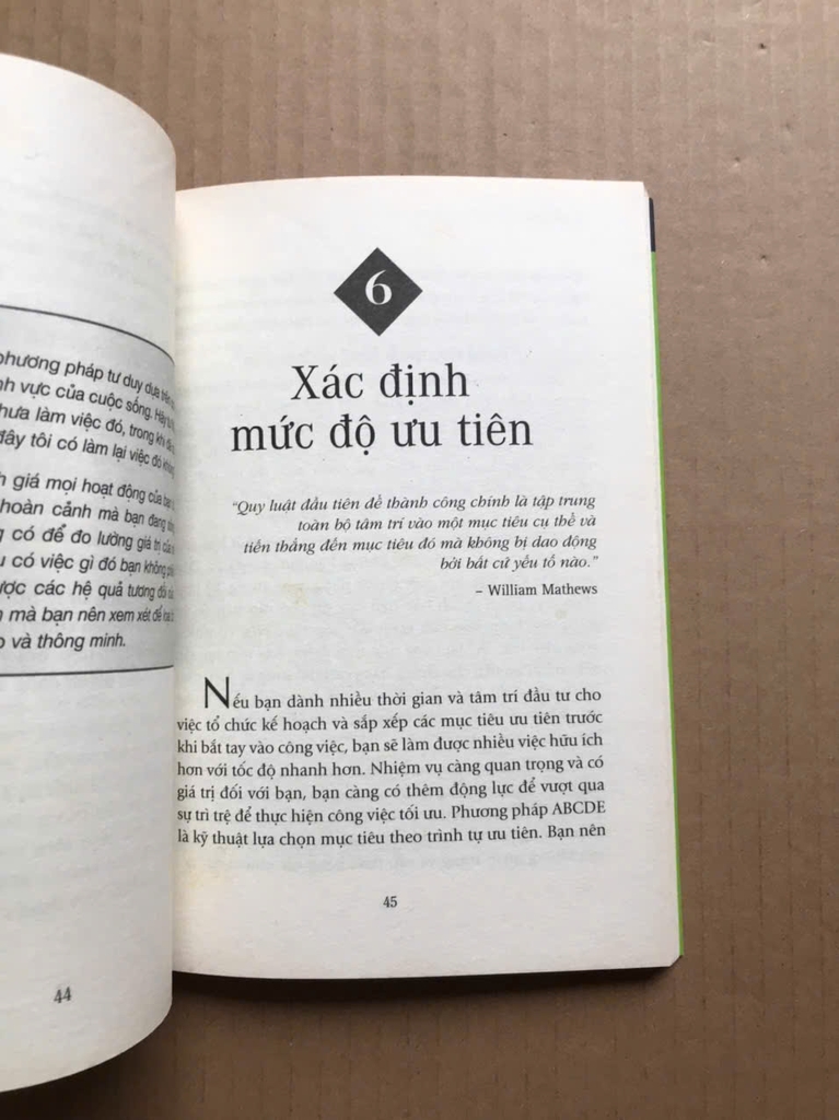 Để hiệu quả trong công việc