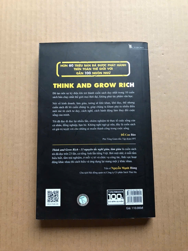 Think And Grow Rich - 13 Nguyên Tắc Nghĩ Giàu Làm Giàu