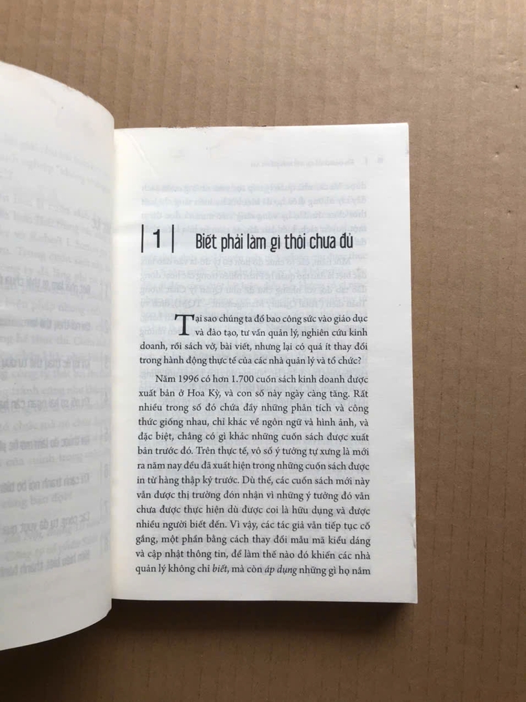 Khoảng Cách Từ Nói Đến Làm