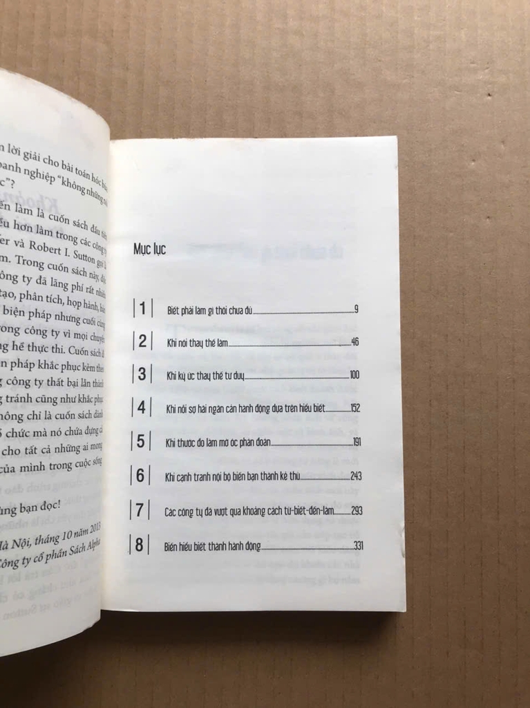 Khoảng Cách Từ Nói Đến Làm