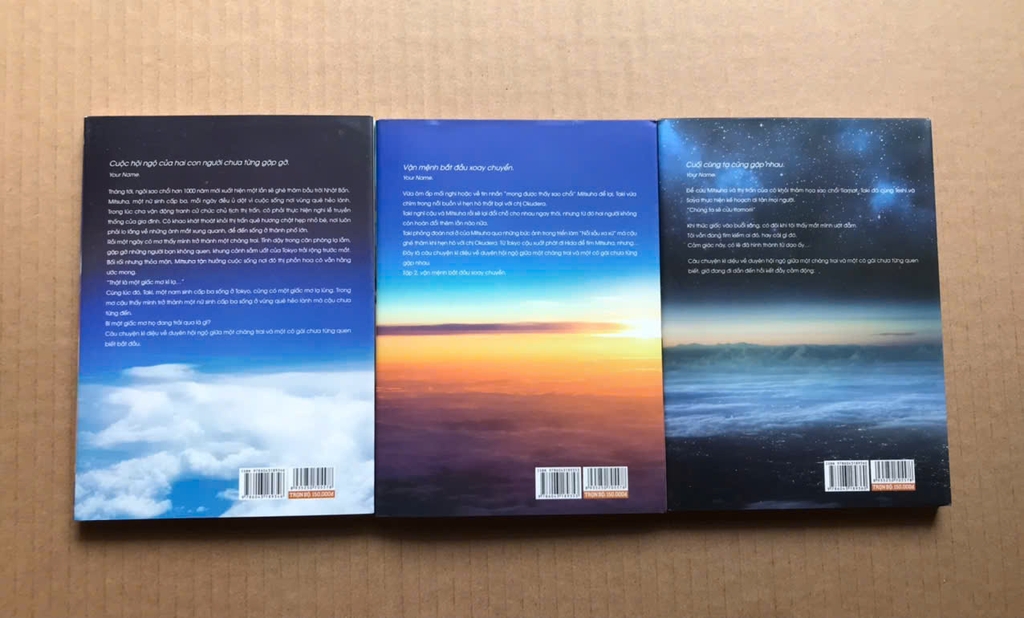 Your Name (Boxset Manga 3 tập)
