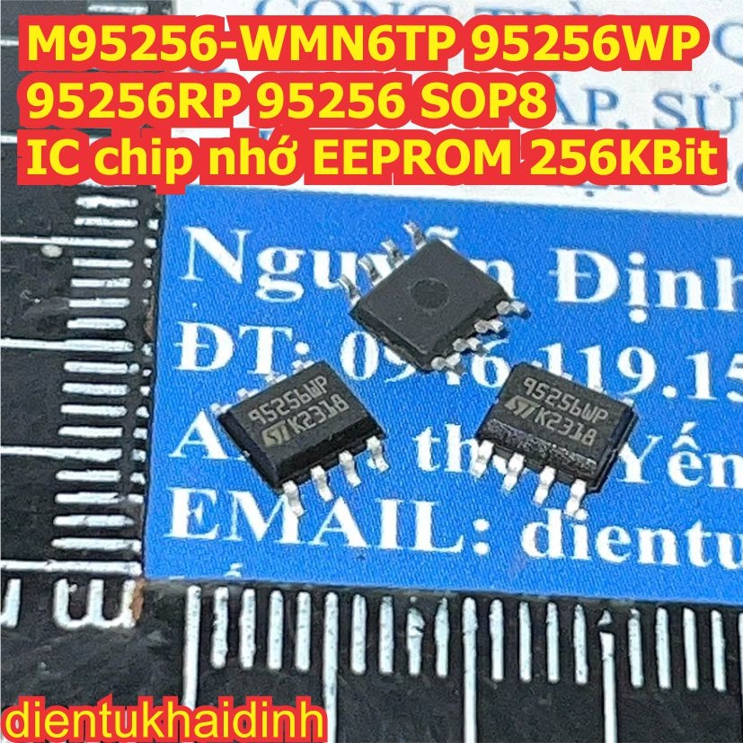 M95256-WMN6TP 95256WP 95256RP 95256 SOP8 IC chip nhớ EEPROM 256KBit kde0098