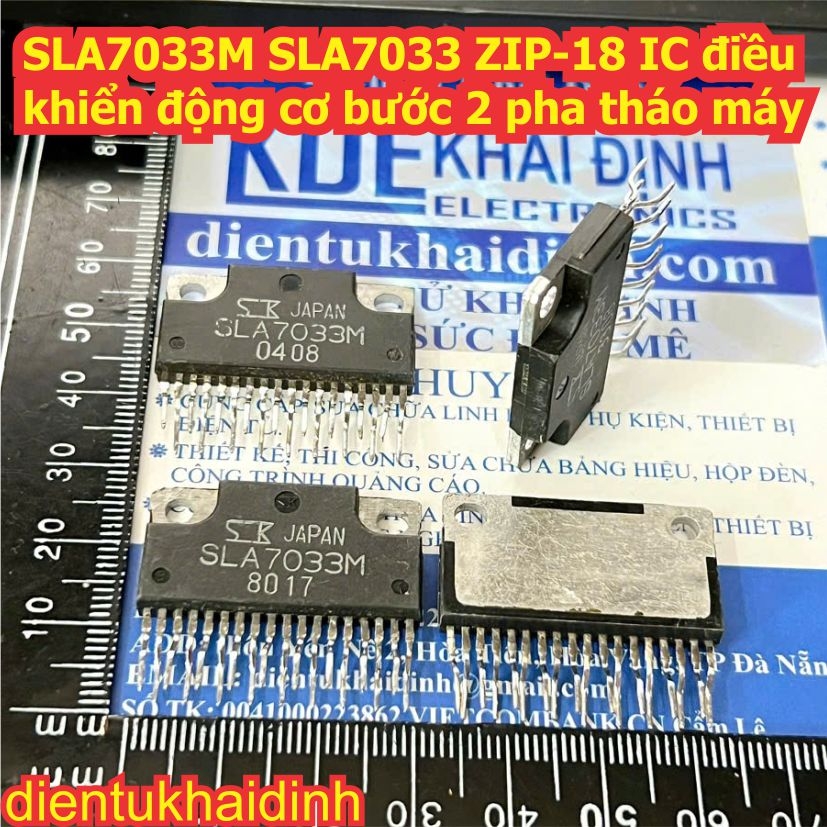 SLA7033M SLA7033 ZIP-18 IC điều khiển động cơ bước 2 pha tháo máy kde1128