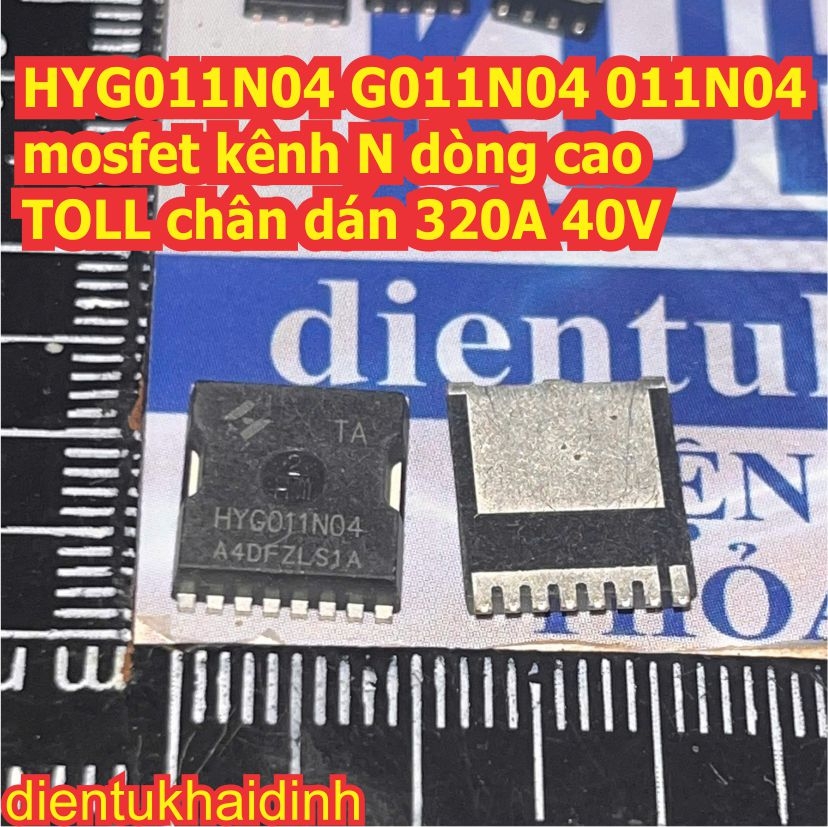 HYG011N04 G011N04 011N04 mosfet kênh N dòng cao DFN5*6 chân dán 165A ...